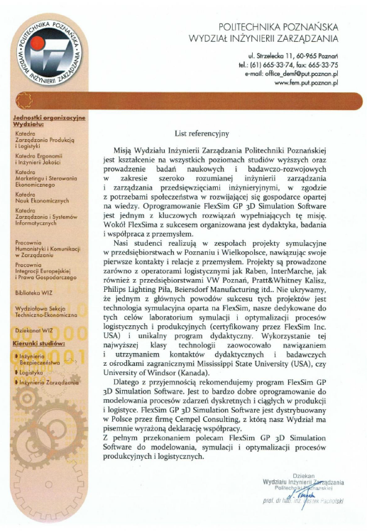 referencje_politechnika_poznanska_wydzial_inzynierii_zarzadzania